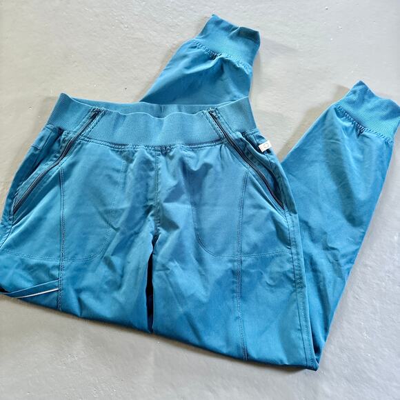 Lot of 3 Jogger Scrub Pants Navy & Teal Small/Small Short - Picture 12 of 16